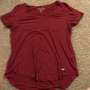 Maroon short sleeve